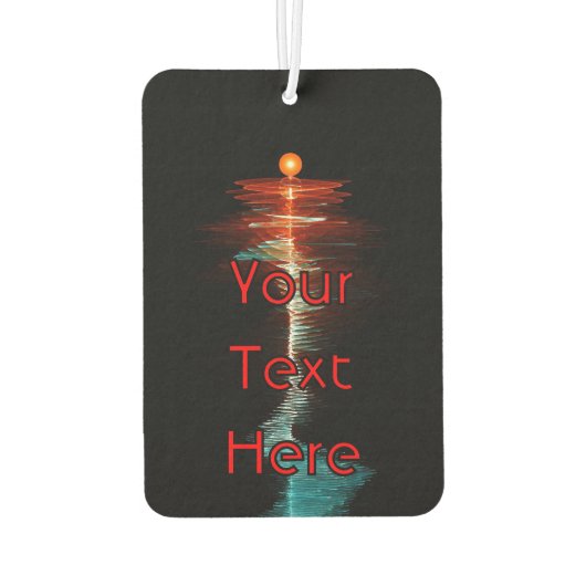 BruchwellenDualität Autolufterfrischer (Rückseite)