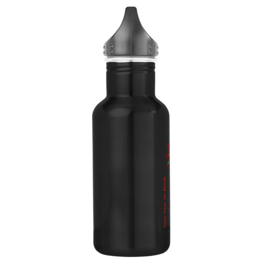 BruchwellenDualität Edelstahlflasche (Links)