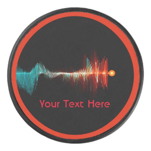 BruchwellenDualität Eishockey Puck (Vorderseite)