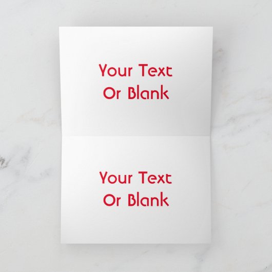 BruchwellenDualität Feiertagskarte (Innenseite)