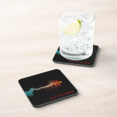 BruchwellenDualität Getränkeuntersetzer (Rechte Seite)