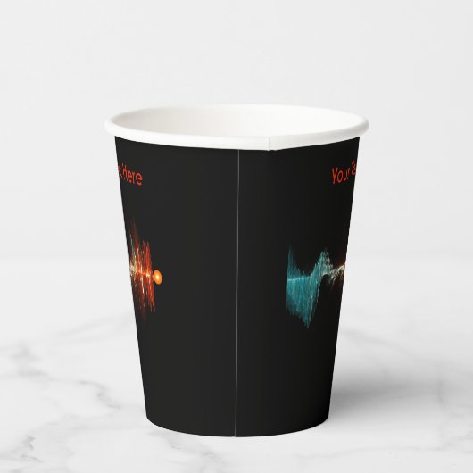 BruchwellenDualität Pappbecher (Rechts)