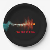 BruchwellenDualität Pappteller (Vorderseite)