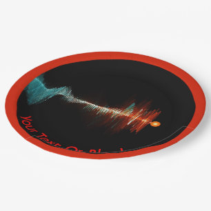 BruchwellenDualität Pappteller