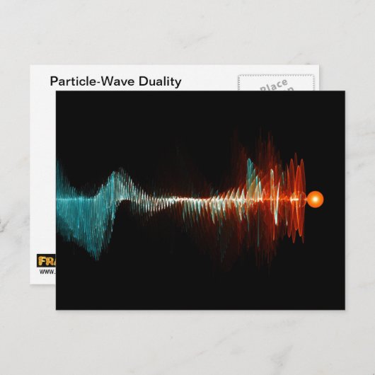 BruchwellenDualität Postkarte (Vorne/Hinten)