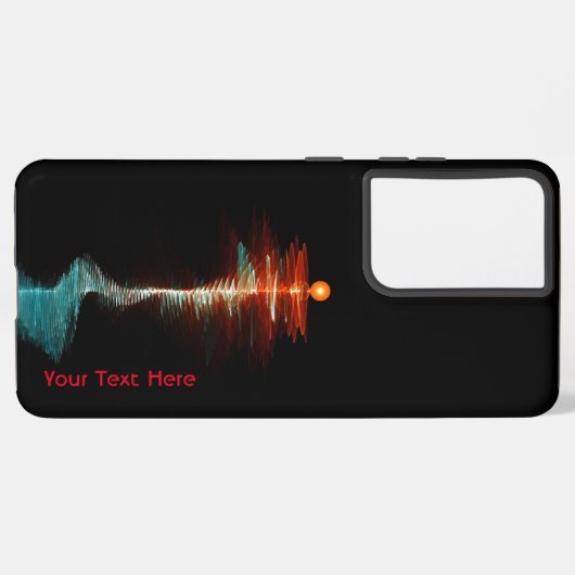 BruchwellenDualität Samsung Galaxy Hülle (Linke Seite)