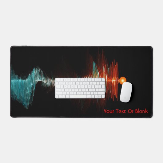 BruchwellenDualität Schreibtischunterlage (Tastatur & Maus)