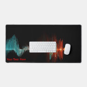 BruchwellenDualität Schreibtischunterlage (Tastatur & Maus)