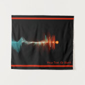 BruchwellenDualität Wandteppich (Vorderseite (Horizontal))