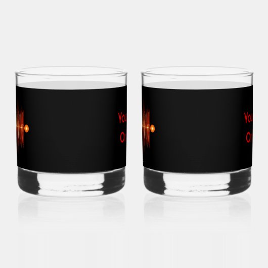 BruchwellenDualität Whiskyglas (Links)