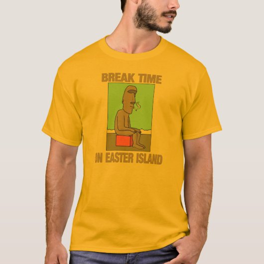 Bruchzeit auf Osterinsel T-Shirt (Vorderseite)