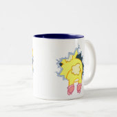 Bruchzeit! Zweifarbige Tasse (VorderseiteRechts)