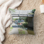 Brücke 14 auf der Postkarte des Macclesfield-Kanal Kissen (Decke)