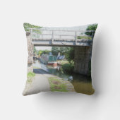 Brücke 14 auf der Postkarte des Macclesfield-Kanal Kissen (Rückseite)