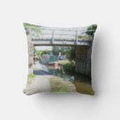 Brücke 14 auf der Postkarte des Macclesfield-Kanal Kissen (Vorderseite)