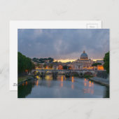 Brücke-534334Petersdom Vatikan Postkarte (Vorne/Hinten)