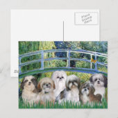 Brücke - 6 schicke Zustände Postkarte (Vorne/Hinten)