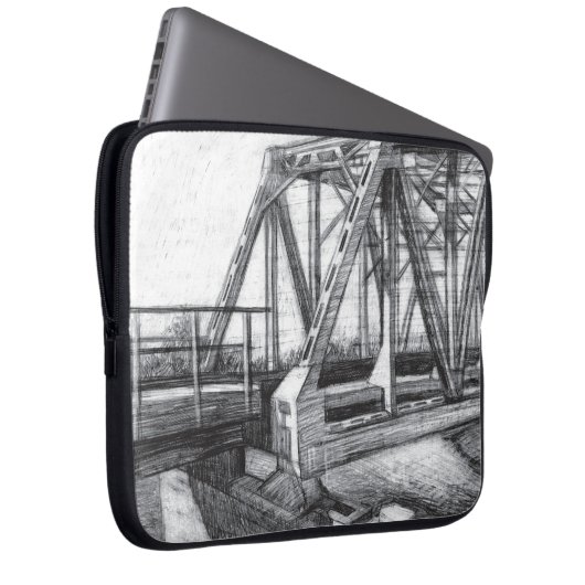 Brücke alt laptopschutzhülle (Vorne Rechts)