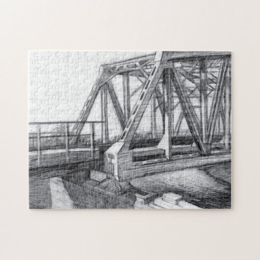 Brücke alt puzzle (Horizontal)