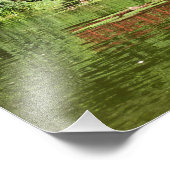 Brücke am Centennial Lake in Ellicott City Fotodruck (Ecke)