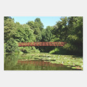 Brücke am Centennial Lake in Ellicott City Geschenkpapier Set (Vorderseite 2)