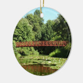 Brücke am Centennial Lake in Ellicott City Keramik Ornament (Links)