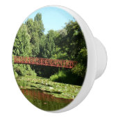 Brücke am Centennial Lake in Ellicott City Keramikknauf (Rechts)