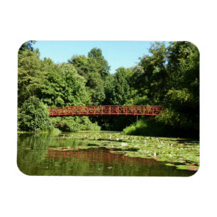 Brücke am Centennial Lake in Ellicott City Magnet