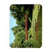 Brücke am Centennial Lake in Ellicott City Magnet (Vertikal)