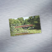 Brücke am Centennial Lake in Ellicott City Magnetische Visitenkarte (Beispiel)