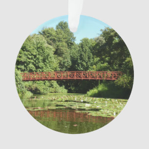 Brücke am Centennial Lake in Ellicott City Ornament