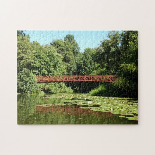 Brücke am Centennial Lake in Ellicott City Puzzle (Horizontal)