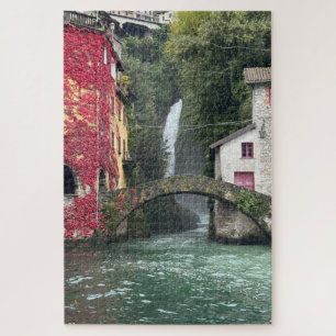 Brücke am Comer See Puzzle