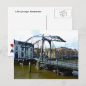 Brücke, Amsterdam Postkarte (Vorne/Hinten)