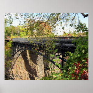 Brücke an Park Marys Ellen Kramer Great Falls, NJ Poster