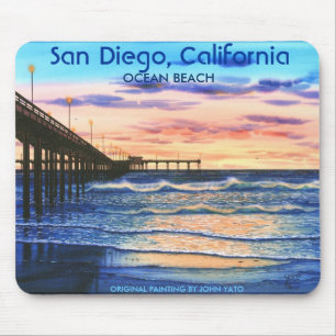 BRÜCKE AN SUNSET-T, San Diego, Kalifornien, ORIG Mousepad