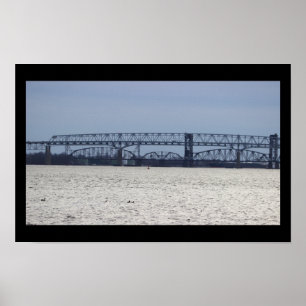 Brücke auf dem Poster des Delaware