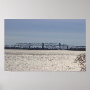 Brücke auf dem Poster des Delaware