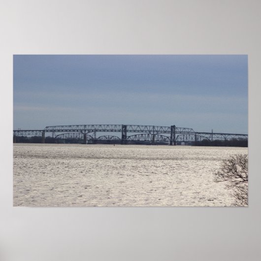 Brücke auf dem Poster des Delaware (Vorne)