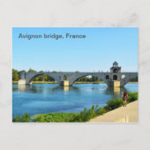 Brücke Avignon in Frankreich Postkarte (Vorderseite)