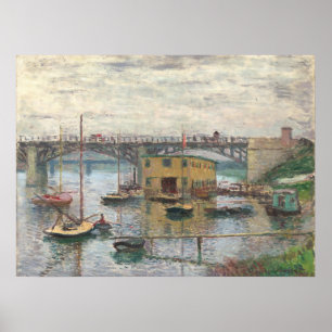 Brücke bei Argenteuil - Claude Monet Fine Art Poster