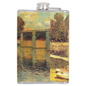 Brücke bei Argenteuil Claude Monet Flachmann (Rückseite)