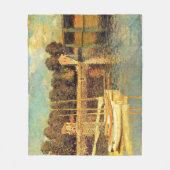 Brücke bei Argenteuil Claude Monet Fleecedecke (Vorderseite)