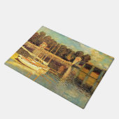 Brücke bei Argenteuil Claude Monet Fußmatte (Schrägansicht)
