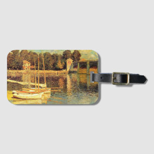 Brücke bei Argenteuil Claude Monet Gepäckanhänger