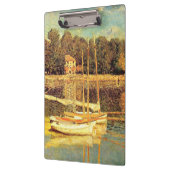 Brücke bei Argenteuil Claude Monet Klemmbrett (Links)