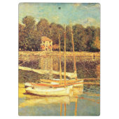 Brücke bei Argenteuil Claude Monet Klemmbrett (Rückseite)