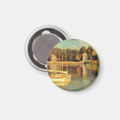 Brücke bei Argenteuil Claude Monet Magnet (Vorderseite/Rückseite)