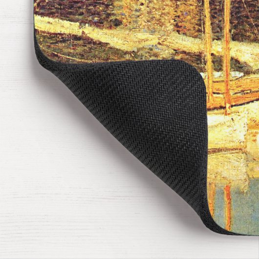 Brücke bei Argenteuil Claude Monet Mousepad (Ecke)