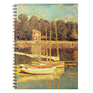 Brücke bei Argenteuil Claude Monet Notizblock